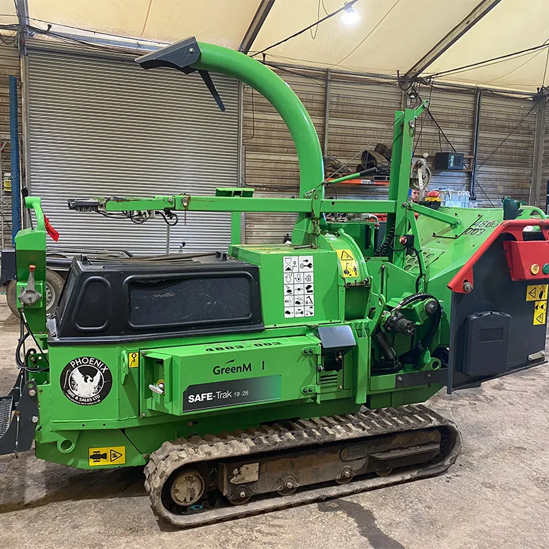 8" Wood Chipper Greenmech SAFETRAK-1928 2020